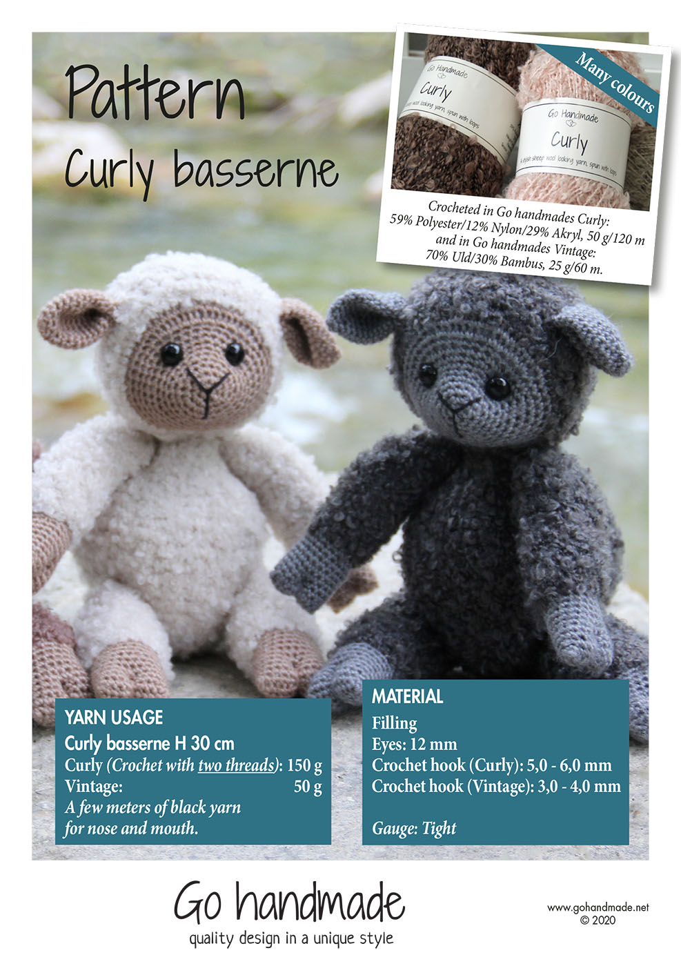 Curly Basserne - UK - Animals - Go handmade