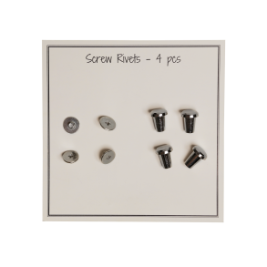 Screw Rivets - D8.2 x L10 mm - Silver - 4 pcs. 
