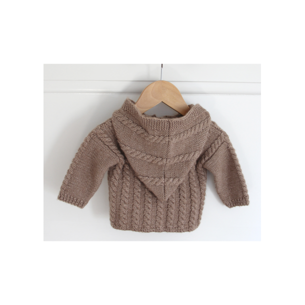 Cabled jacket with hood - Baby (3 months - 6 months) - UK