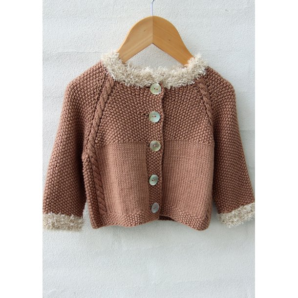 Cardigan Fur Moss Stitch - DK