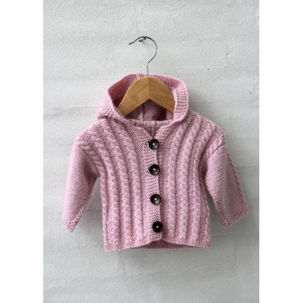 Cabled jacket with hood - Baby (3 months - 6 months) - UK