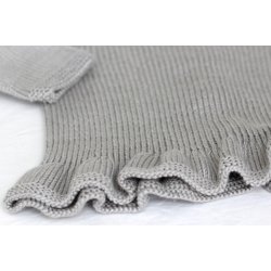 Cardigan lace flounce - UK