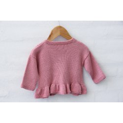 Cardigan lace flounce - UK