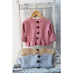 Cardigan lace flounce - UK
