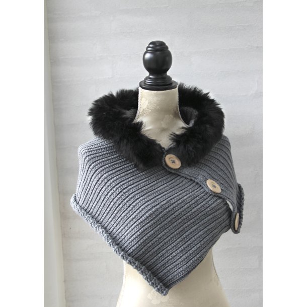 Sjalskrave i Rib Stitch