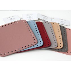 Moss Stitch baskets with PU leather- Cozy - NL