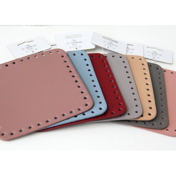 Moss Stitch baskets with PU leather- Cozy - NL