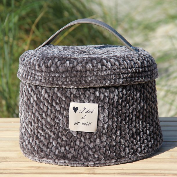 Moss Stitch Kurv med lg - DK