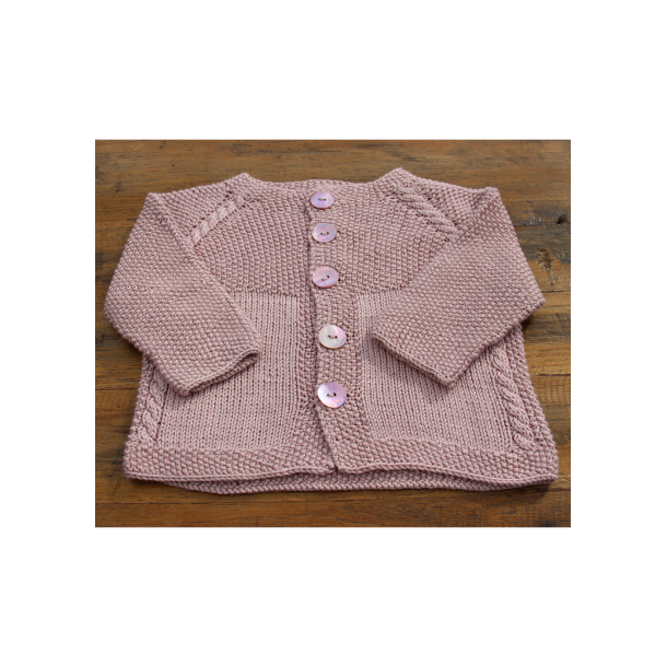 Cardigan Moss Stitch - DK