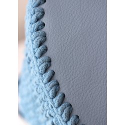 Teddy Basket Big with PU leather base - UK