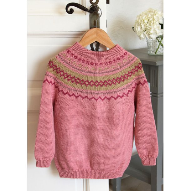 トップス BEAUTY&YOUTH LOGAN knitting mills Mattis - Running Cheetahs - Blue and brown sweatshirt with