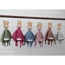 Cuddle Cloth with Wooden Figure - DK