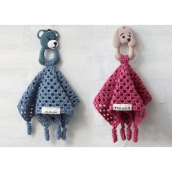 Cuddle Cloth with silicone Figure - DK