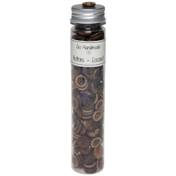 Coconut - Classic w/hearts 15 mm 