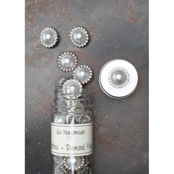 Diamond Pearl - Shank 21 mm - Silver