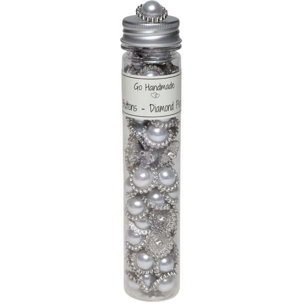 Diamond Pearl - Shank 21 mm - Silver
