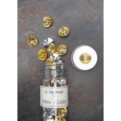 Cocktail - Tunnel holes 18 mm - Gold