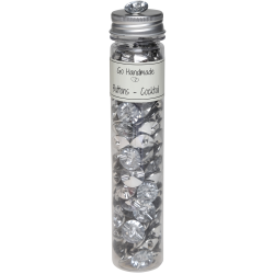 Cocktail - Tunnel holes 18 mm - Silver