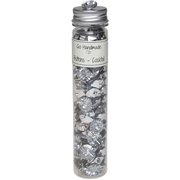 Cocktail - Tunnel holes 18 mm - Silver