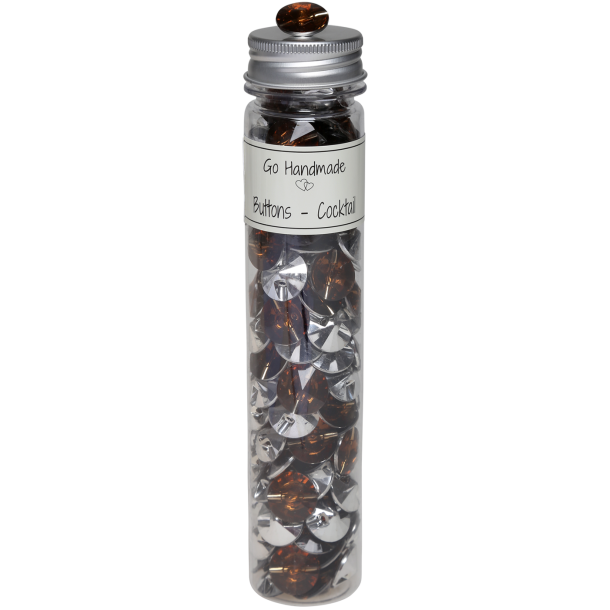 Cocktail - Tunnel holes 18 mm - Copper brown
