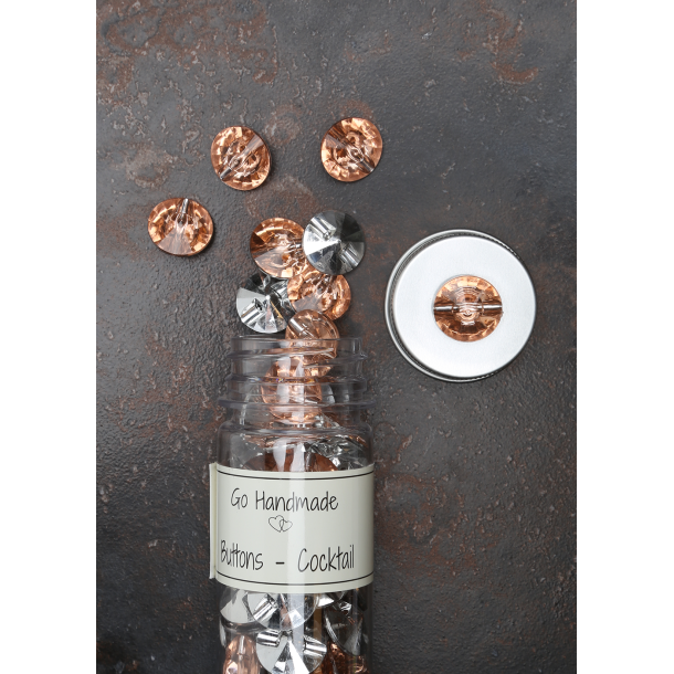 Cocktail - Tunnel holes 18 mm - Vintage Rose