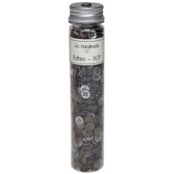 Mother of Pearl -  12 mm - Black