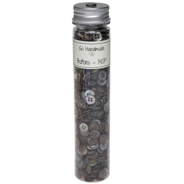Mother of Pearl -  12 mm - Black