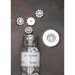 Diamond 1 row - 20 mm - Silver