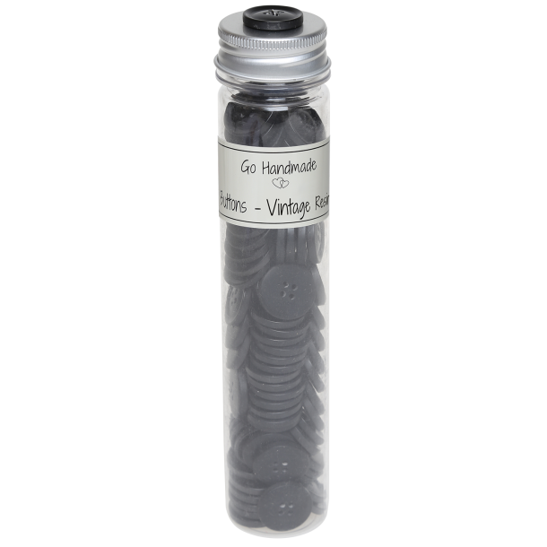 Vintage Resin - 21 mm - Black
