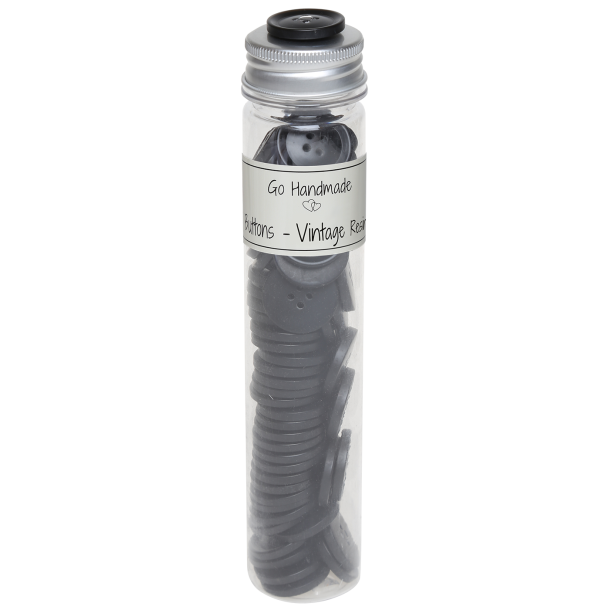 Vintage Resin - 25 mm - Black