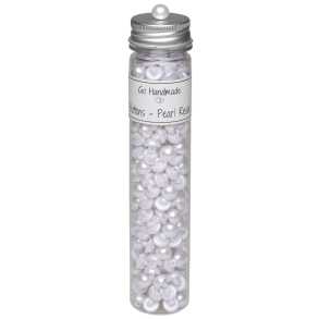 Pearl Resin, Half Round - 11 mm