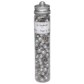 Zinc Alloy with pearl - 15 mm