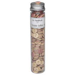 Wooden - Pink Star - 15 mm