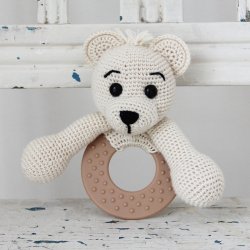 Sensory Teddy on TPE ring - DK