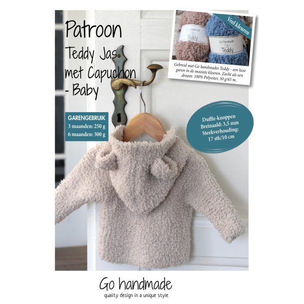 Teddy Hooded jacket - Baby (3 months-6months) - NL