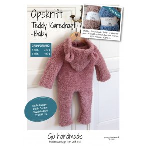 Teddy Pram Suit - Baby (3 months-6months) - DK