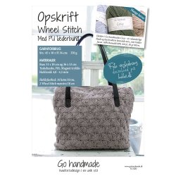 Wheel Stitch with PU leather base - DK