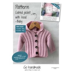 Cabled jacket with hood - Baby (3 months - 6 months) - UK