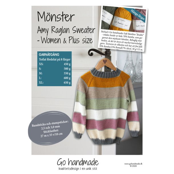 Amy Raglan Sweater - Women &amp; Plus size (XS - XL) - SE
