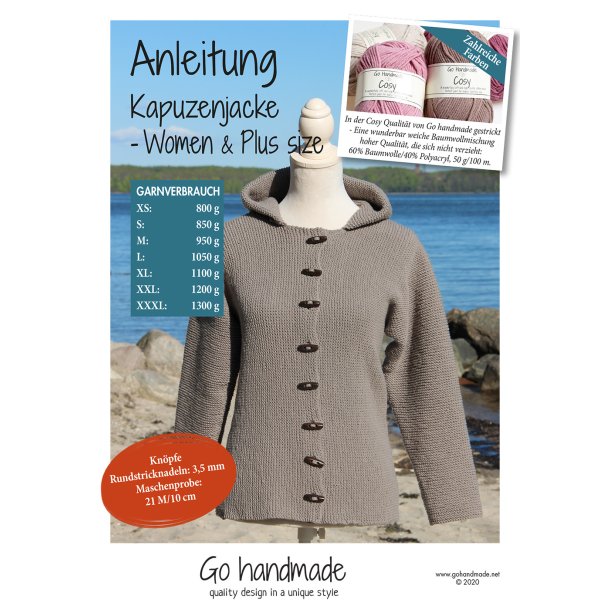Hooded Jacket - Women &amp; Plus size (XS - XXXL) - DE