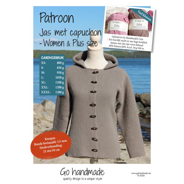 Hooded Jacket - Women &amp; Plus size (XS - XXXL) - NL