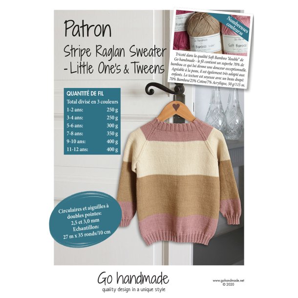 Stripe Raglan Sweater - Little One's &amp; Tweens (1 - 12 years) - Girls - FR