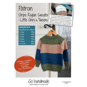 Stripe Raglan Sweater - Little One's & Tweens (1 - 12 years) - Boys - FR