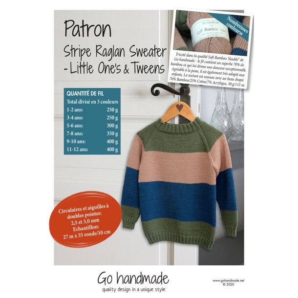Stripe Raglan Sweater - Little One's &amp; Tweens (1 - 12 years) - Boys - FR