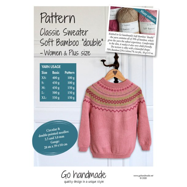 Classic Sweater Soft Double - Women &amp; Plus size (XS - XL) - UK