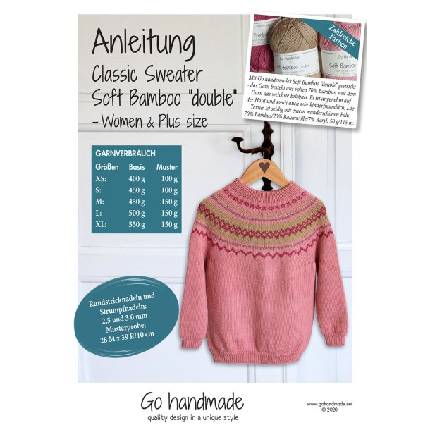 Classic Sweater Soft Double - Women &amp; Plus size (XS - XL) - DE
