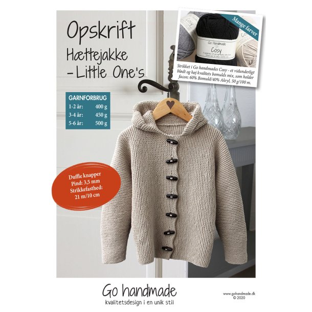 Hooded jacket - Little One's (1-6 year) - DK