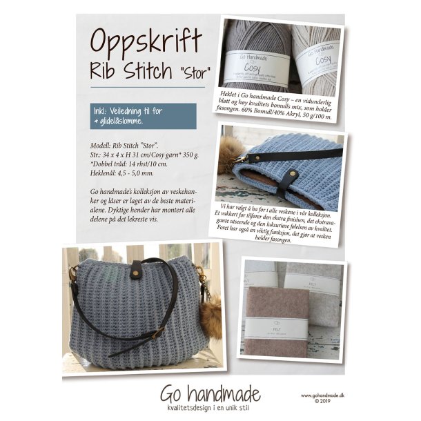 Rib Stitch - stor - NO