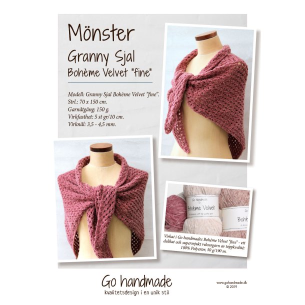 Granny Shawl Bohme Velvet "fine" - SE