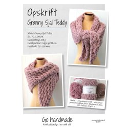 Granny Shawl Teddy - DK